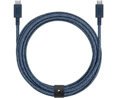 Native Union Belt Cable XL 100W - USB-C kabelis - USB-C, 3 m (tamsiai mėlynas)