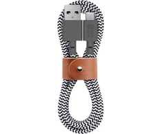 Native Union Diržo kabelis USB-A į USB-C 1,2 m Zebra