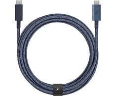 Native Union Juostinis kabelis USB-C į USB-C Pro 2,4 m, indigo spalvos