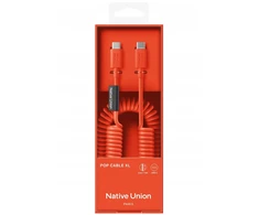 Native Union USB-C – USB-C laidas, 2,4 m, 60 W (signalizuojantis raudonas)