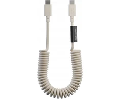 „Native Union Pop Cable“ – USB-C – USB-C laidas, 1,2 m 60 W (smiltainio spalvos)