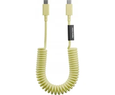 Native Union Native Union Pop Cable – USB-C – USB-C kabelis, 1,2 m 60 W (citrinų)