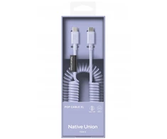 Native Union Native Union Pop Cable – USB-C – USB-C kabelis, 2,4 m 60 W (žydra)