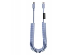 Native Union Native Union Pop Cable – USB-C – USB-C kabelis, 2,4 m 60 W (žydra)