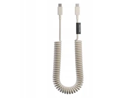 Native Union Native Union Pop Cable – USB-C – USB-C laidas, 2,4 m 60W (smiltainio spalvos)