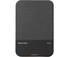 Native Union (Re)Classic Qi2 Power Bank - magnetyczny powerbank 5000 mAh kompatybilny su MagSafe i Qi2, kabelis USB-C - USB-C 15 cm w zestawie (juodas)