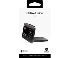 „Native Union Rise Solo Qi2“ belaidis įkroviklis, juodas