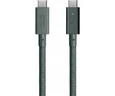 Native Union Belt Cable Pro 240W - kabelis USB-C - USB-C, 2,4 m (žalias)