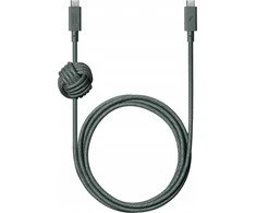 Native Union Anchor Cable 240W - kabelis USB-C - USB-C, 3 m (slate žalias)