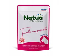 Natua Natural tuńczyk su szynką mokra karma dla kociąt 70g
