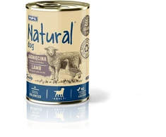 NATURAL ėriena su žąsa ir morkomis - šlapias šunų maistas - 400g