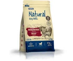 NATURAL jautiena su ėriena M&amp;L - dry dog food - 1,6kg