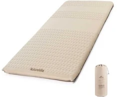 Naturehike Savaime prisipučiantis kilimėlis „Featherbone“, didelis, platus, 6,5 cm, rudas