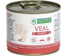 Natures Protection Lovely Hunter NP Puppy Veal 200g konservuotas pašaras šunims su veršiena