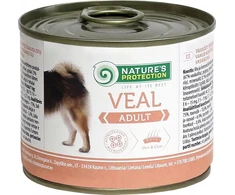 Lovely Hunter NATURE'S PROTECTION suaugusių šunų konservuotas pašaras su veršiena, 200 g