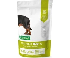 Nature's Protection Mini Adult paukštiena su kriliu Small breed dog 500g, suaugusių mažų veislių šunų sausas pašaras su paukštiena ir kriliu