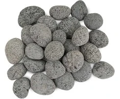 NB Minerals juodi lavos akmenys akvariumams ir terariumams 50–80 mm 5kg/pak.