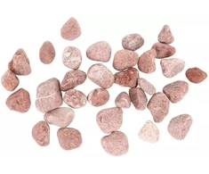 NB Minerals raudoni skaldyti akmenys akvariumams ir terariumams 10-20 mm, 5kg/pak.