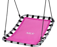 Lizdinės sūpynės NILS NB5045, rožinės