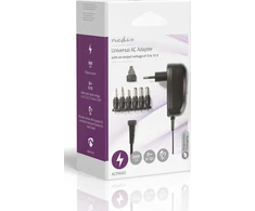 Nedis ACPA001 maitinimo adapteris/išradėjas Indoor 12 W Juodas