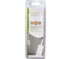 Nedis AV adapteris Nedis CCGB37650WT02 laido adapteris 0,2 m Mini DisplayPort HDMI Type A (standartinis) Baltas