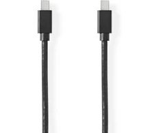 „Nedis CCGB37504BK20“ „DisplayPort“ kabelis, 2 m, „Mini DisplayPort“, juodas