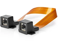Nedis CCGB85901BK03 kabelis sieciowy Juodas, Oranžinė 0,3 m Cat5e U/UTP (UTP)