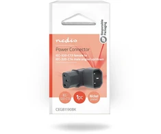 Nedis CEGB1190BK lyties keitiklis / laidas IEC-320-C13 IEC-320-C14 Juodas