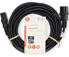 Nedis CEGL10500BK50 kabelis zasilające Juodas 5 m IEC C14 IEC 320