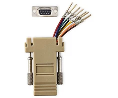 Nedis dramblio kaulo spalvos DB-9 RJ-45 lygiagretusis kabelis
