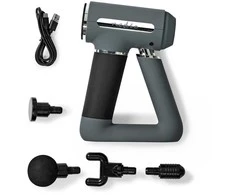 Nedis HCMSG300, Kombinuotas masažas, Nugarai, Kaklui, Pilkas, Ergonomiškas, 3200 aps./min., Baterija