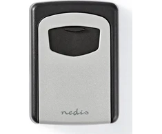 Nedis KEYCC01GY sejf Sejf ścienny Aliuminio Juodas, Sidabrinė