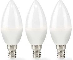 Nedis LBE14C351P3 energiją taupanti lempa Šiltai balta 2700 K 2,8 W E14 F