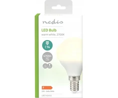 Nedis LBE14G452 LED lempa Šiltai balta 2700 K 4,9 W E14 F