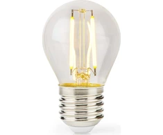 Nedis LBFE27G452 LED lempa Šiltai balta 2700 K 4,5 W E27 F