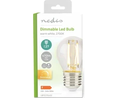 Nedis LBFE27G452 LED lempa Šiltai balta 2700 K 4,5 W E27 F