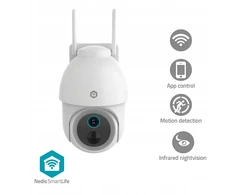 Nedis „SmartLife“ IP kamera su dviguba jungtimi | „Spotlight“ | 3MP „Full HD 1296p“ | Pakreipimo kampu | IP65