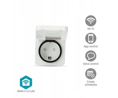 Nedis SmartLife išmanusis kištukas | IP44 | Galios matuoklis | 3680 W | ES kištukas