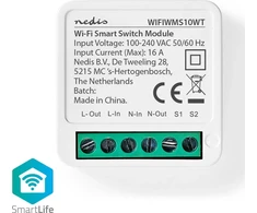 Šakotuvas Inteligentny jungiklis Nedis SmartLife WIFIWMS10WT Wi-Fi