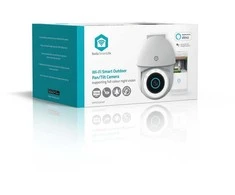 „Nedis Smartlife Wifi“ lauko kamera, IP65 judesio jutiklis, naktinio matymo funkcija, „Balta“