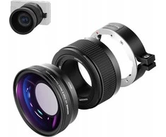 Neewer 2in1 HD plataus kampo objektyvas 18 mm 0,75x + makro 10x, skirtas „Sony Zv1 Zv-1 B8765 LS-18“