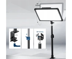 Neewer Galinga LED RGB lemputė 48W + stendas transliacijai ir žaidimams CRI97+ 2.4G Neewer / GL1C / 10102872