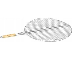 Steel BBQ grotelės apvalios NEKA, Ø 50 cm, chromuotas plienas