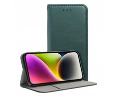 Dėklas Oem Flip case for Motorola G35 5G Smart Magneto dark žalias