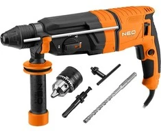 Neo Tools Perforatorius SDS+ smūginis gręžtuvas 900 W, 3,5 J, lagaminas