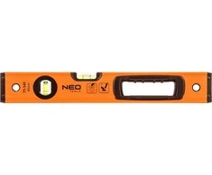 Neo Tools Poziomnica aluminiowa S 400, 2 libelle, uchwyt, 40 cm