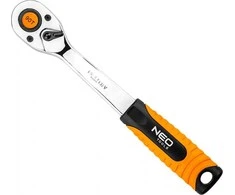 Terkšlė NEO 08-533 3/8", 90T, 200 mm, Chromo-vanadžio plienas