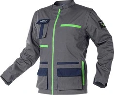 Neo Tools Bluza, PREMIUM darbinis džemperis, 100 % medvilnė, plyšimo apsauga, L dydis