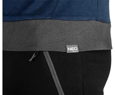 Bluza, COMFORT užtraukiamas džemperis su gobtuvu, tamsiai mėlynas, XXXL dydis