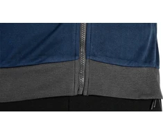 Bluza, COMFORT užtraukiamas džemperis su gobtuvu, tamsiai mėlynas, L dydis